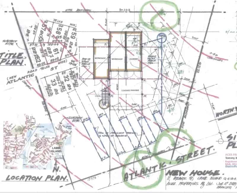 Buy Land with Water Views for Multi-Storey Home on Lamb Island