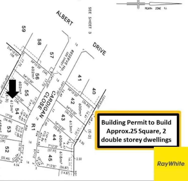 North Facing Premium Land on Sale with 2 Town houses dwelling   Permit .!!