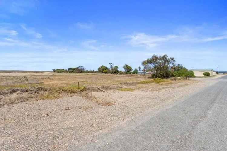 Vacant land for sale in seaside location with water views