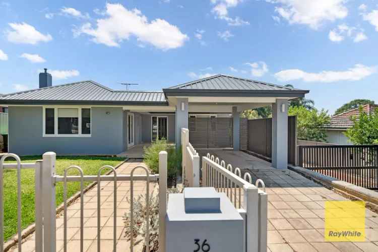 Buy immaculate home in Lathlain with modern features and garden