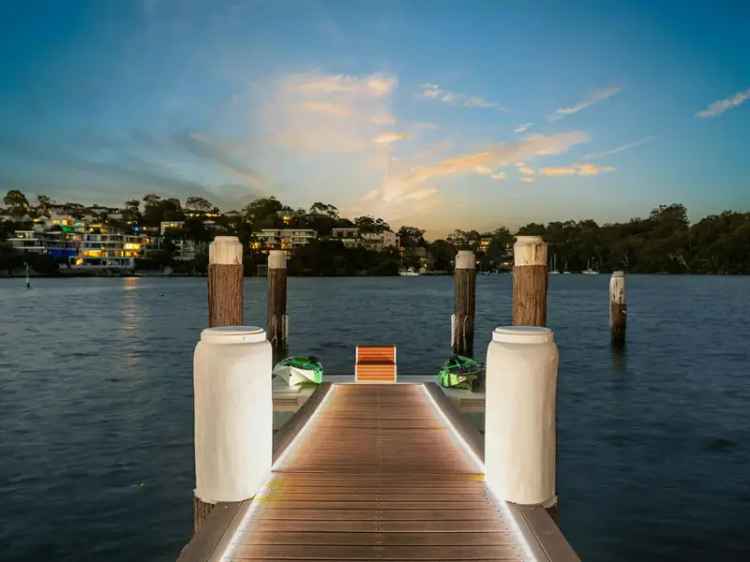 Buy House Absolute Waterfront Masterpiece in Hunters Hill with Luxury Features