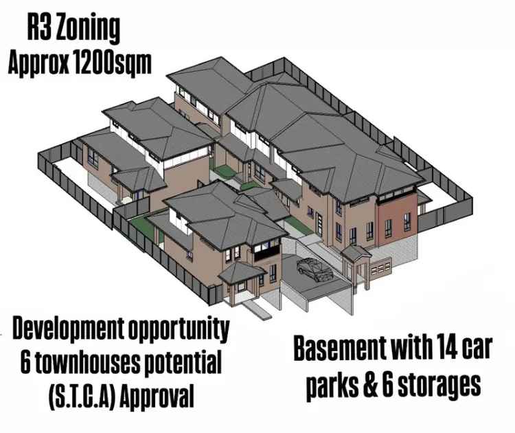 PRIME DEVELOPMENT OPPORTUNITY - 6 TOWN-HOUSE POTENTIAL (STCA)