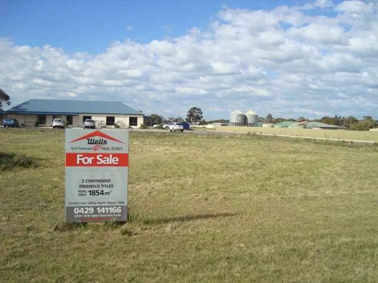 Buy land in Wudinna with great community and nearby amenities