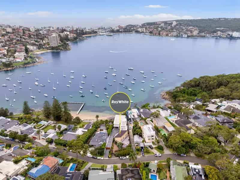 Tightly-held home with north harbour views above Forty Baskets Beach
