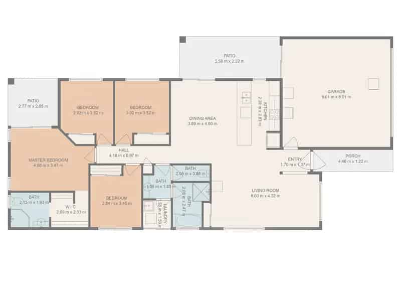 Four bedroom home located in the popular Mayfair Ridge Estate