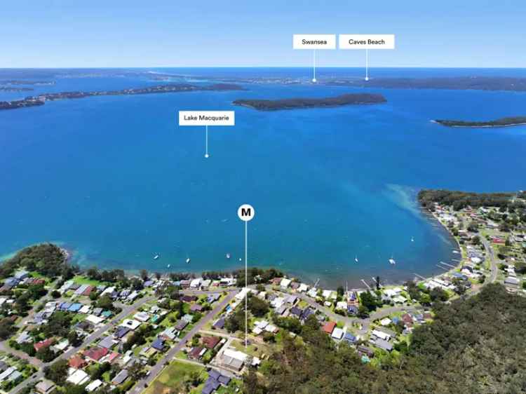 2,485sqm north facing block overlooking Lake Macquarie