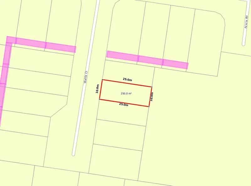 Buy vacant land single dwelling in a quiet cul-de-sac