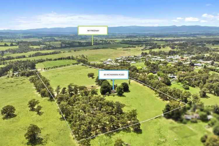 Buy rural property in Bunyip with northern range views and landbank potential