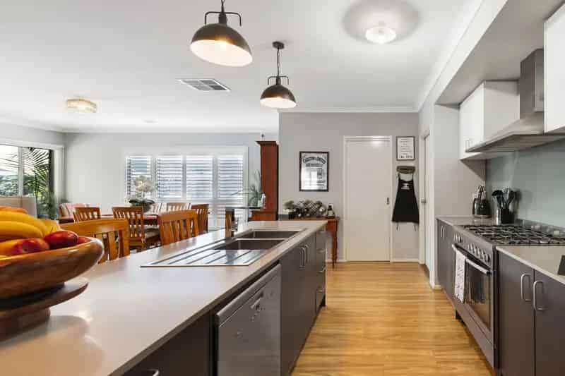 Stylish Serenity with Golf Course Backdrop