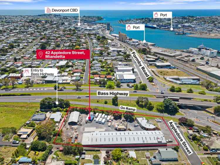 For Sale Rare Industrial Complex in Devonport with Development Potential