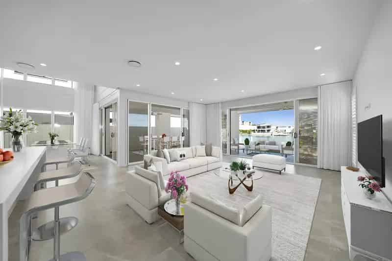 Luxurious Six-Bedroom Waterfront Residence with Pool and Private Pontoon