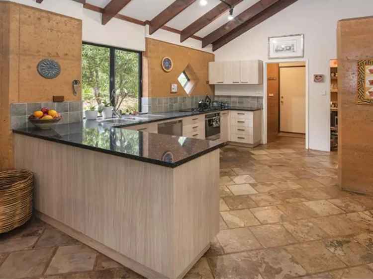 Buy Rammed Earth House in Busselton with Creek Views and Country Charm