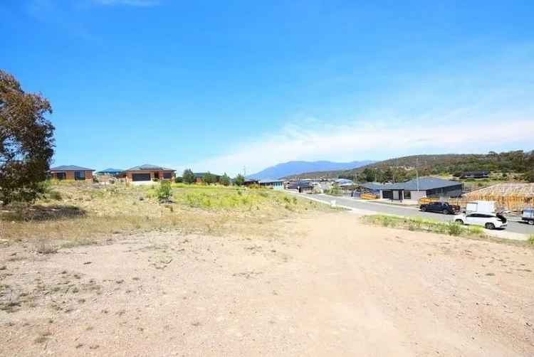 Stunning views of Mount Wellington in Exclusive Olive Grove Estate