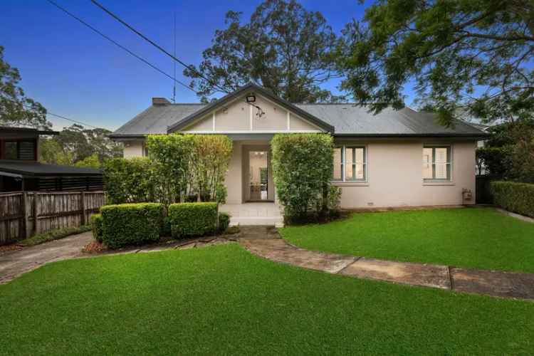 Buy cottage in Wahroonga with stylish renovations and spacious backyard