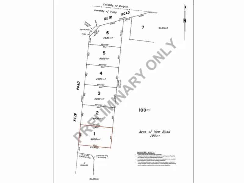 For Sale New Subdivision Land in Keir Road with Great Features