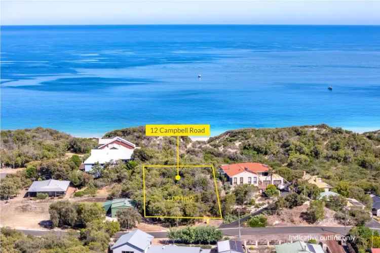 Buy beachfront land in Peppermint Grove Beach with stunning views