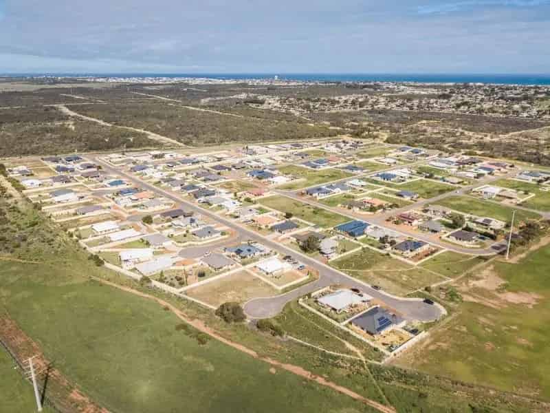 Large residential lot.
