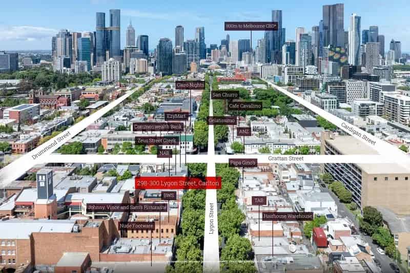 For Sale Restaurant Retail Space with Development Potential in Carlton