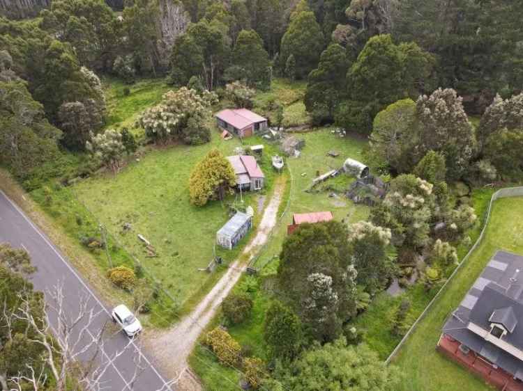 Rural land for sale near Strahan with development potential