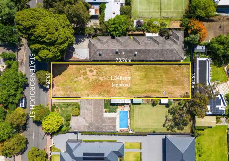 Exceptional Opportunity! 1,348 sqm (approx.) Vacant Allotment in Prestigious enclave of Leabrook!