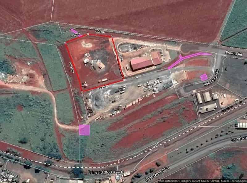 Lease rural property Childers with industrial features and easy access