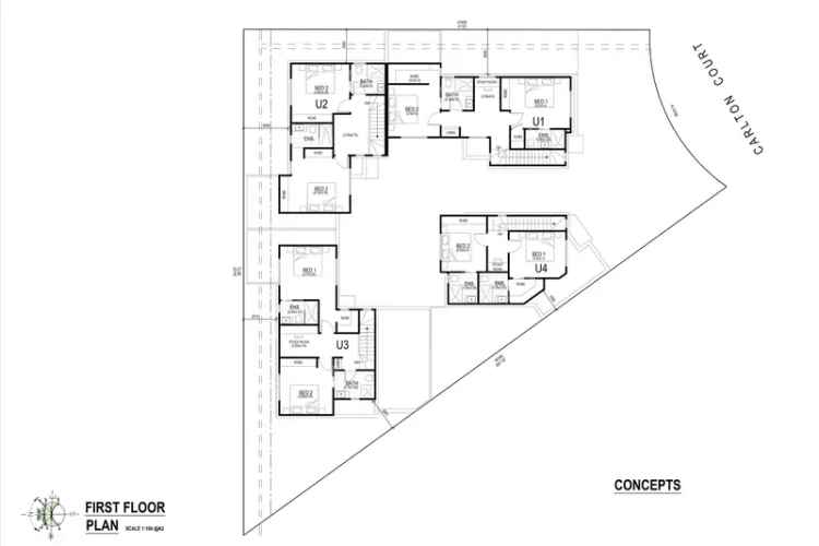 Approved plans and permits for x4 Townhouses