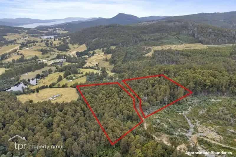 Buy land in Geeveston with 28 acres and natural features