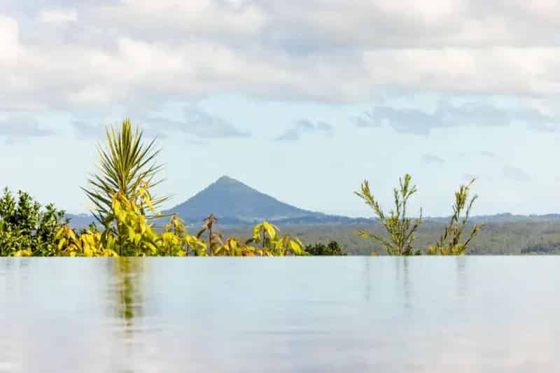 Buy rural property Eyrie private rainforest retreat Noosa with luxury features
