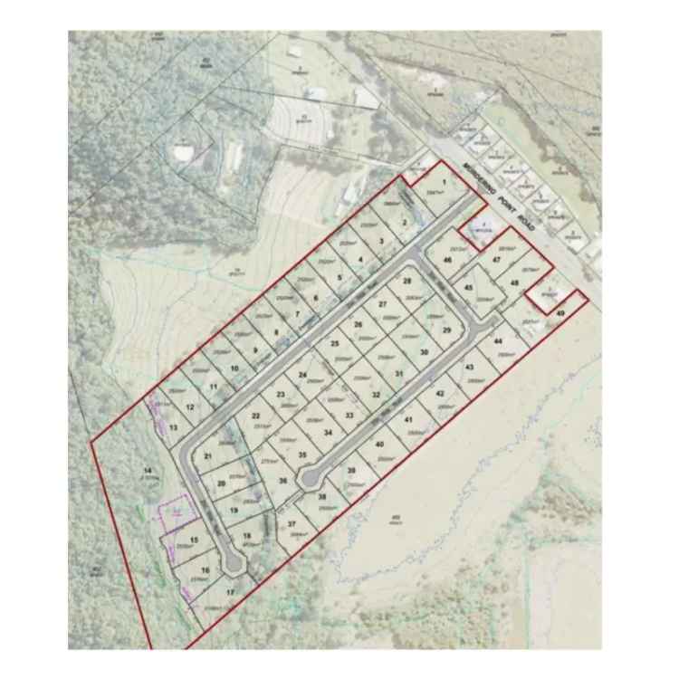 Development Block with Approval for 49 Lots that Average more than 2500m2 - Coas