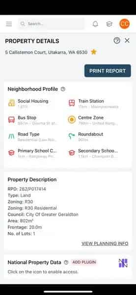 Buy Residential Land in Utakarra with R30 Zoning and Great Features