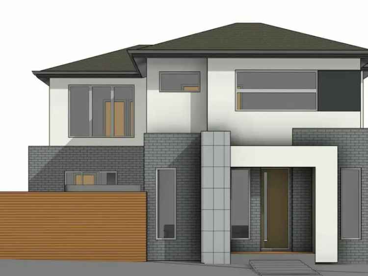 Springvale 815m2 Block - 3 Townhouses 1 Unit Approved Plans