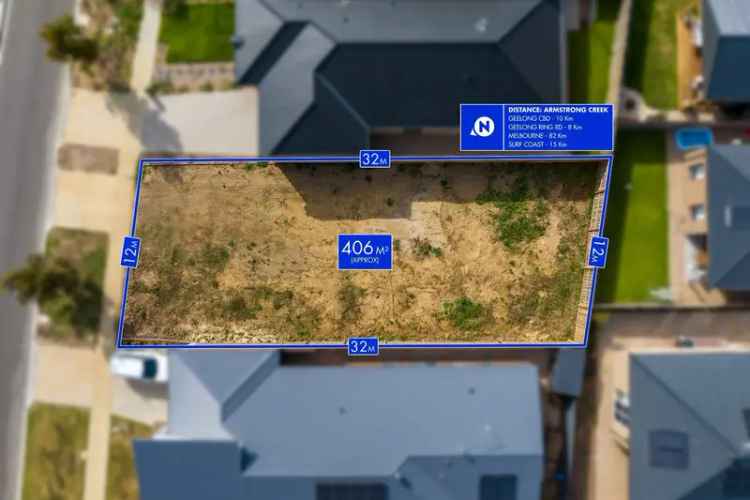 Prime 406m² Land for Sale in Armstrong Creek – Ready for Your Dream Home!