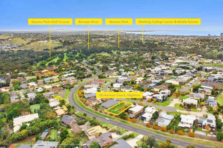 Buy land in Highton with riverside location and premium features