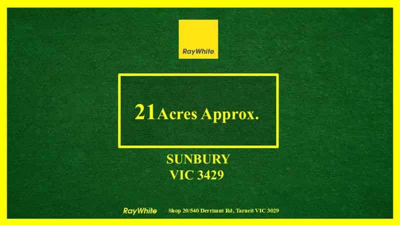 Buy Land in Sunbury with Equestrian Facilities and Investment Potential