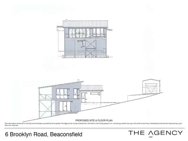 Buy land in Beaconsfield with valley views and approved building plans