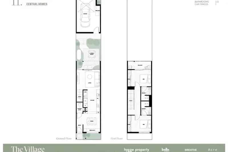 Buy townhouse in Daylesford with sustainable features and open design