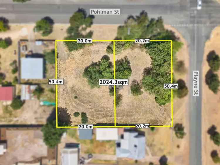 Residential land for sale in Heathcote with generous size and potential