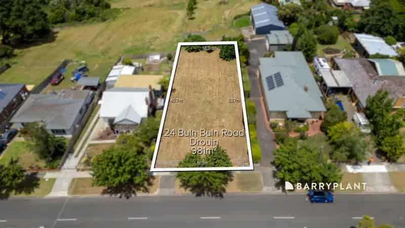 Development Opportunity Build Your Dream Home Drouin 981m2 Land