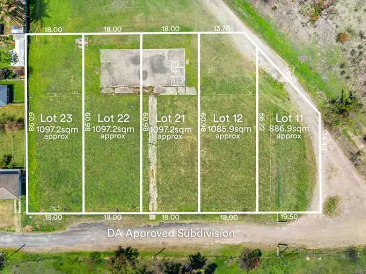 Buy land R2 zoned subdivision site in a high growth area