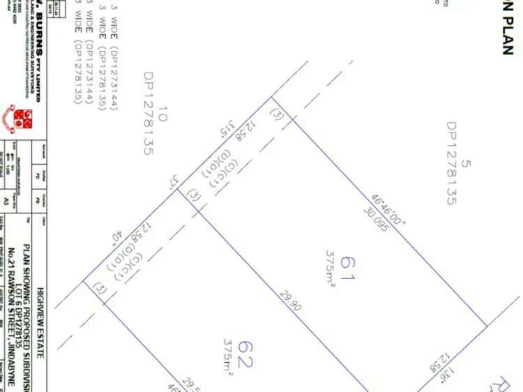 Affordable Single House Block Highview Estate