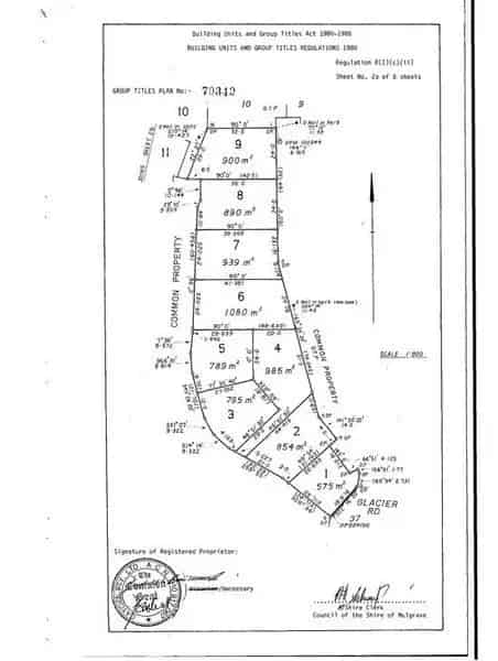 Buy land in Rainforest Estate with elevated position in quiet culdesac