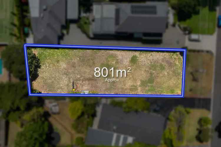 Luxury Home Site in Keilor Village