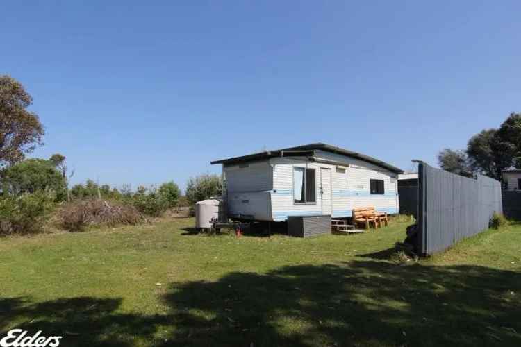 Buy Foreshore Land in McLoughlins Beach with Caravan and Family Features