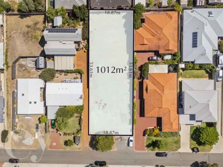 1012sqm R20 Zoned Land Duplex Potential Near Schools Beach Shopping