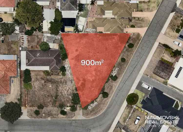 Balga Development Site 900sqm R40 Zoned Land