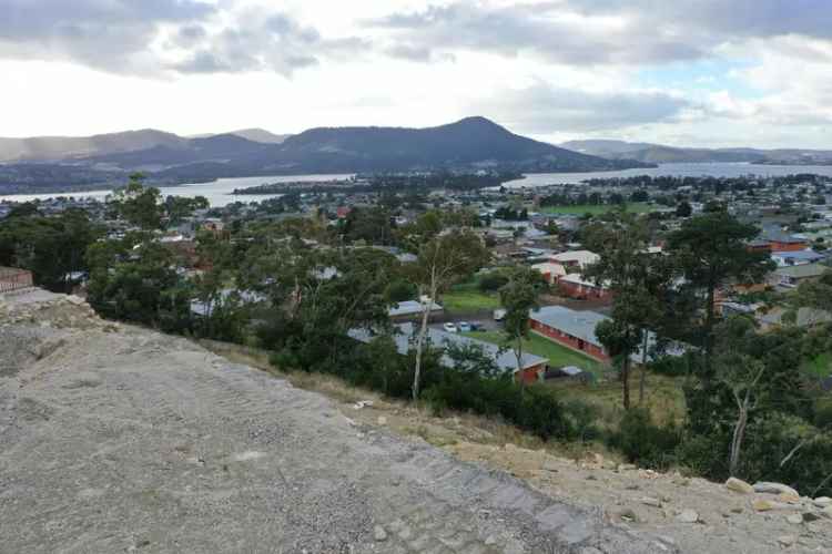 Buy Land in Claremont Tasmania with City and River Views