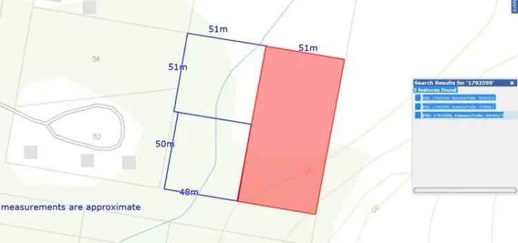 Rural 2.5 Acre Land Parcel Just Minutes from Town Centre