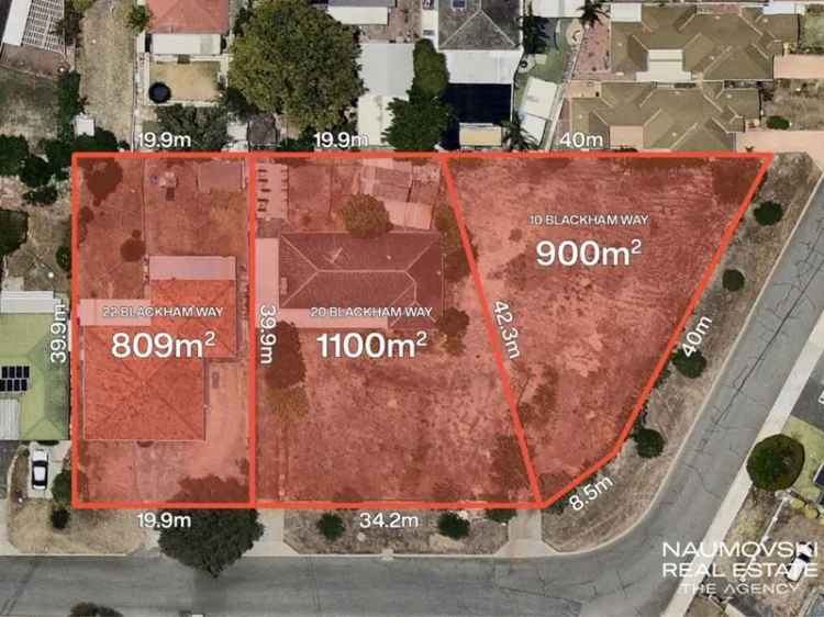 Balga Duplex Investment Development Opportunity 809sqm R40 Zoned