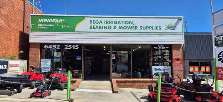 Thriving Irrigation and Mower Supply Business Bega NSW