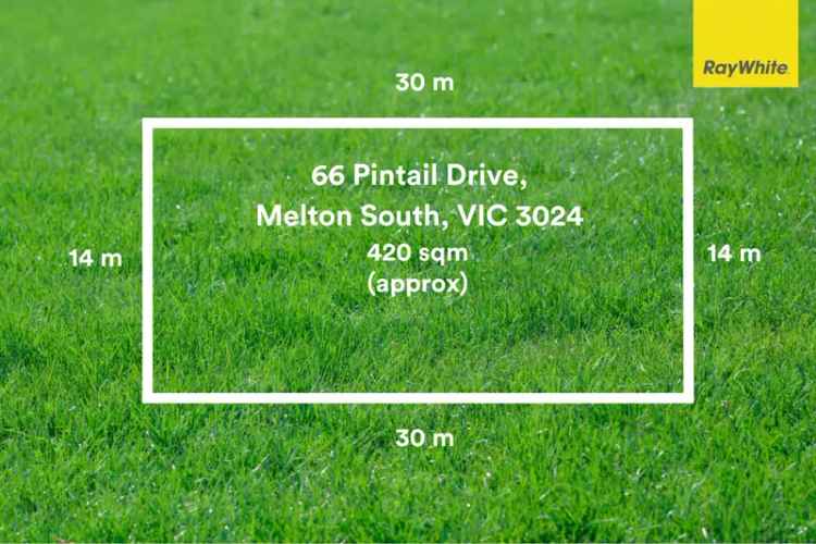 Titled 420sqm Land Melton South Build Your Dream Home